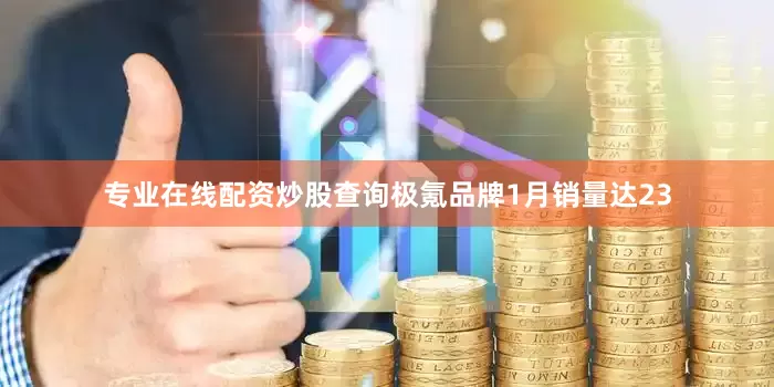 专业在线配资炒股查询极氪品牌1月销量达23